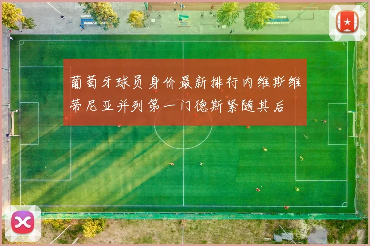 葡萄牙球员身价最新排行内维斯维蒂尼亚并列第一门德斯紧随其后