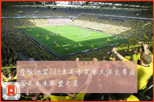 詹俊祝贺U23男足李昊单天保至尊成国足未来希望之星